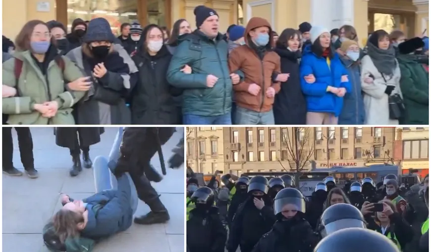 Proteste de amploare la Moscova şi Sankt Petersburg faţă de războiul din Ucraina: „Până și cei mai turbați susținători ai lui Putin sunt revoltaţi”