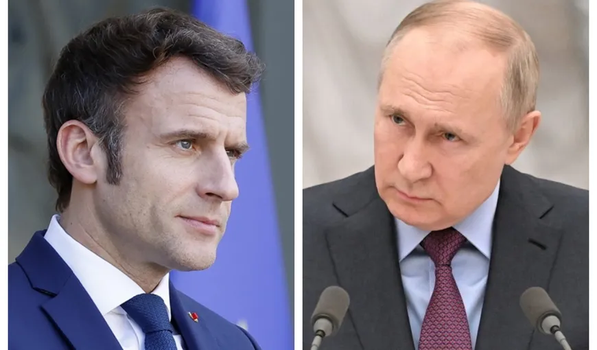 Noi discuții între Emmanuel Macron și Vladimir Putin! Președintele Franței insistă pentru încetarea focului!