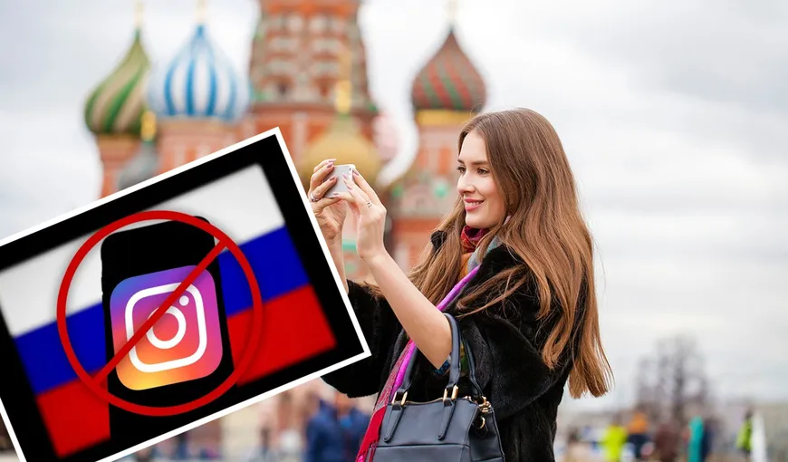 Lovitură pentru influencerii ruşi. Instagram se închide în Rusia la miezul nopții. 80 de milioane de utilizatori vor fi afectaţi.