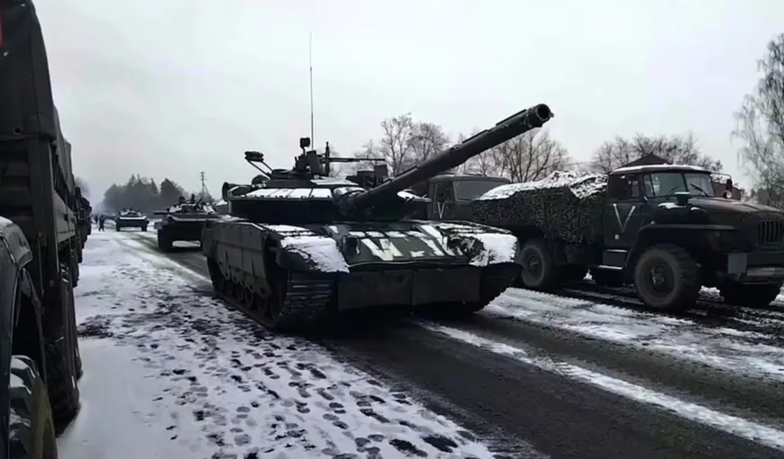 Militarii ruși blocați în convoiul de lângă Kiev riscă să moară înghețați. Temperaturile vor ajunge și la -20 de grade, iar tancurile sunt ca „niște frigidere uriașe” când stau pe loc