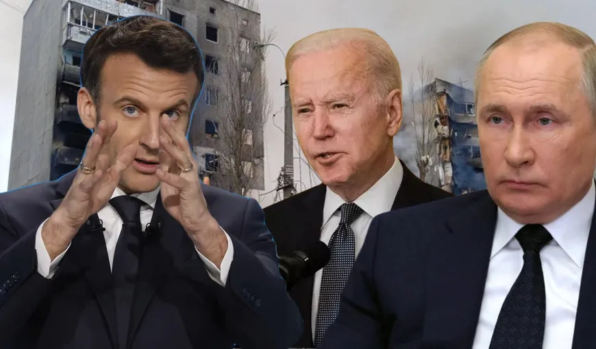 Cum a reacționat Emmanuel Macron după ce Joe Biden l-a numit „măcelar” pe Putin: „Nu trebuie să existe escaladare nici în cuvinte, nici în acţiuni”