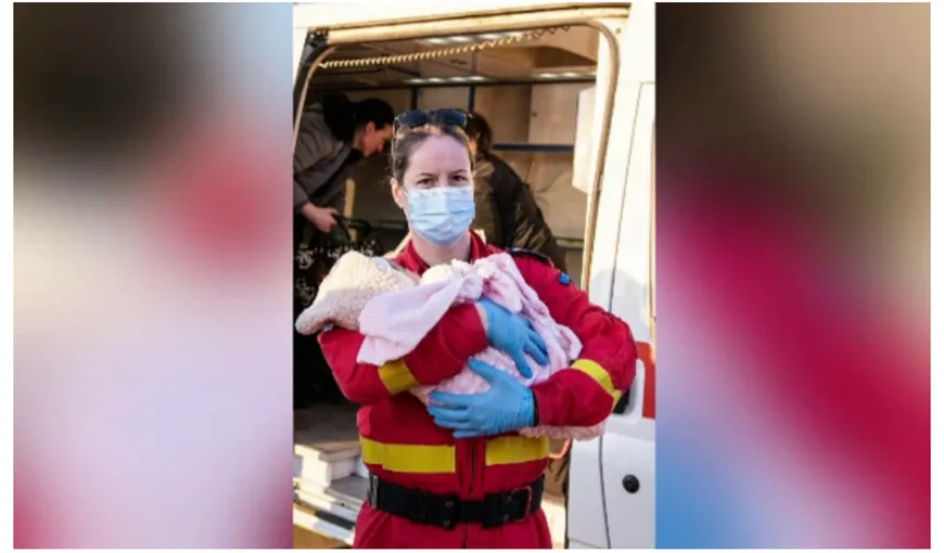 Bebeluşi din Ucraina, aduşi cu ambulanţa în România. Micuţii aveau probleme grave de sănătate