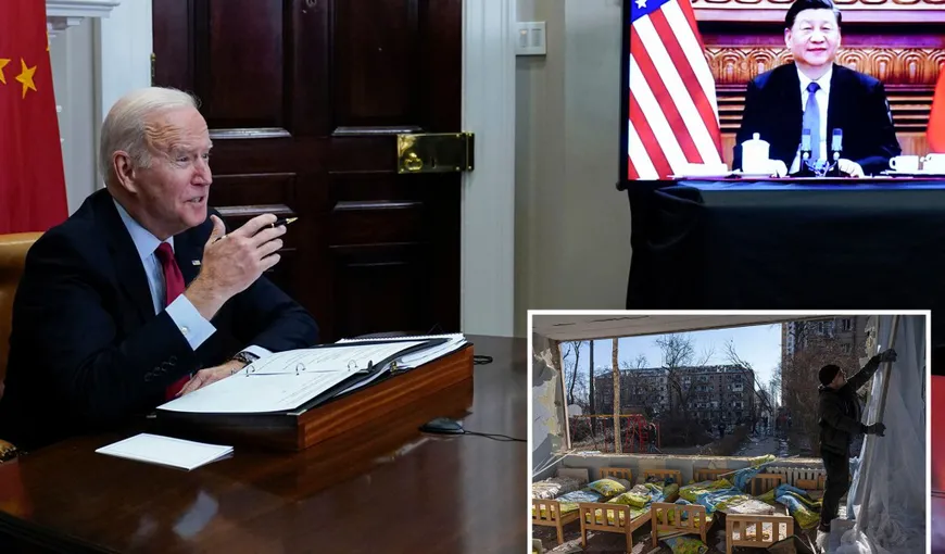 Joe Biden și Xi Jinping, discuţie pe tema invaziei Rusiei în Ucraina. Preşedintele chinez: Un conflict nu este în interesul nimănui