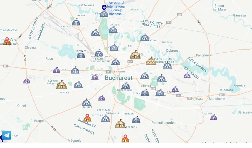 Adăposturi şi buncăre antiaeriene în România. Harta locurilor în care te poţi ascunde în caz de război, disponibilă într-o aplicaţie