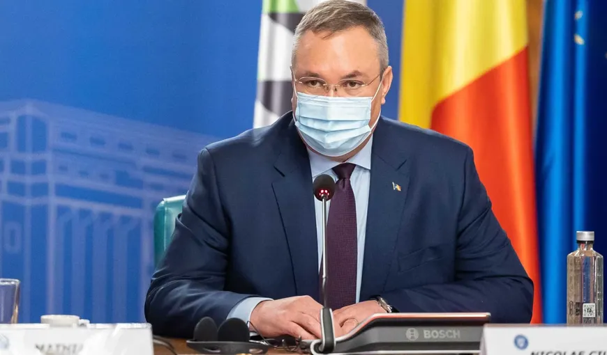 Nicolae Ciucă anunţă aprobarea de Guvern a OUG pentru plafonarea preţurilor şi compensare a facturilor timp de un an, de la 1 aprilie