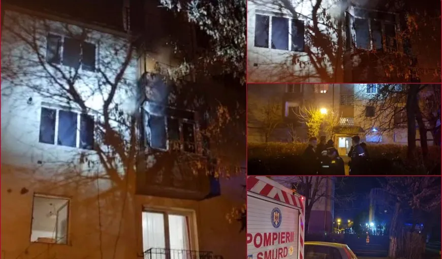 Doi soți s-au luat de mână și au sărit de la geam ca să scape de incendiul care le-a cuprins locuința din Baia Mare