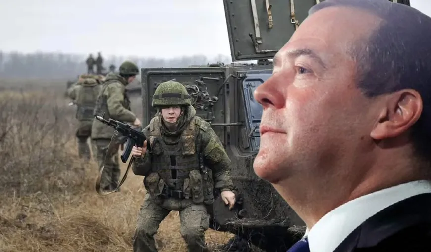 Fostul preşedinte rus Dmitri Medvedev ameninţă: „Toată Ucraina care rămâne sub jugul Kievului va arde”