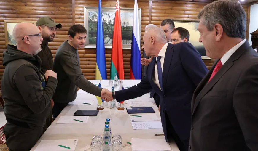Negocieri Ucraina-Rusia, runda a treia. Delegaţiile se întâlnesc din nou în weekend
