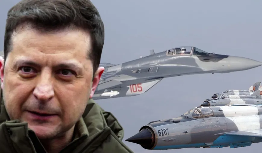 Zelenski, apel la occidentali „să se decidă mai repede” în privinţa trimiterii de avioane de tip MiG-29 poloneze Ucrainei