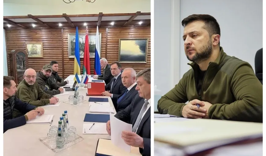 Volodimir Zelenski, despre oprirea războiului din Ucraina. „Semnalele pe care le auzim în cadrul negocierilor sunt pozitive, dar nu reduc la tăcere exploziile ruseşti”