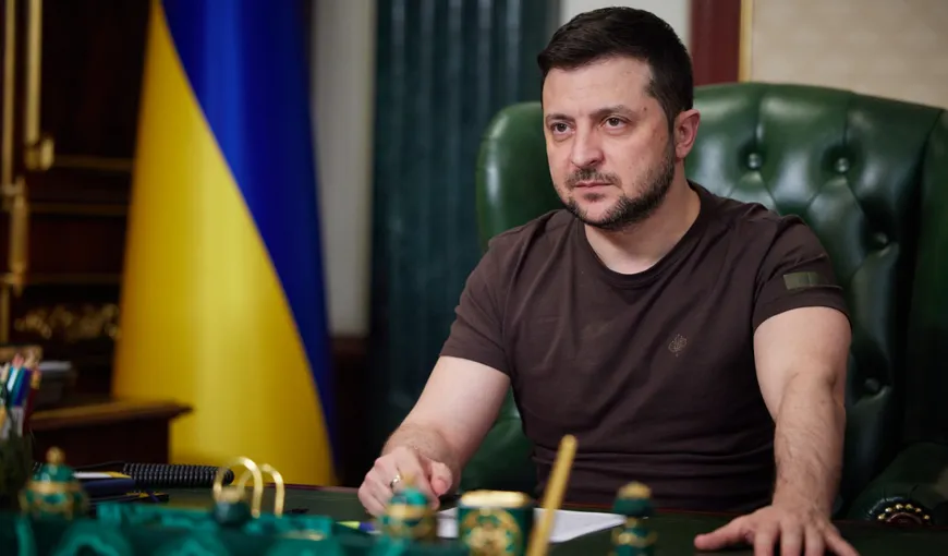 Zelenski anunţă victoria Ucrainei: „Sunt tot mai multe steaguri ucrainene în zonele cucerite de ruşi”
