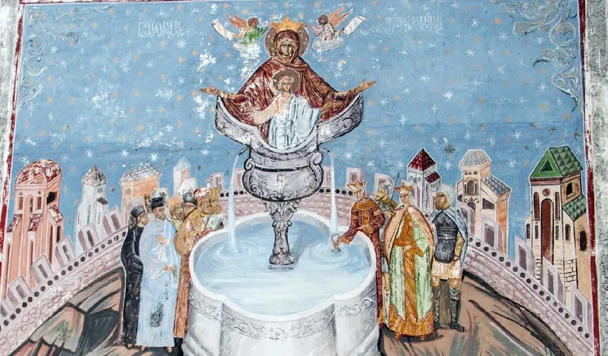 Calendar ortodox 21 aprilie 2023. Cruce roşie: Izvorul Tămăduirii. Rugăciunea Maicii Domnului la Izvorul Tămăduirii vindecă orice suferinţă şi aduce linişte în familii
