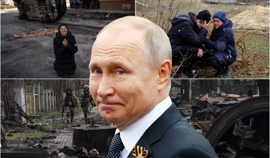 Masacrul de la Bucha. Vladimir Putin: „O provocare crudă şi cinică”