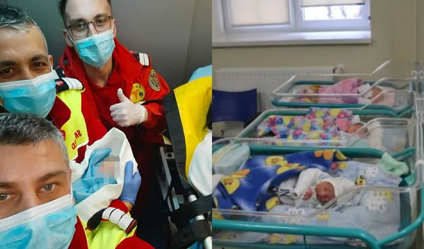 Naştere-surpriză la Constanţa! O gravidă a născut în ambulanţă, apoi, din nou, la spital. Nu ştia că este însărcinată cu gemeni