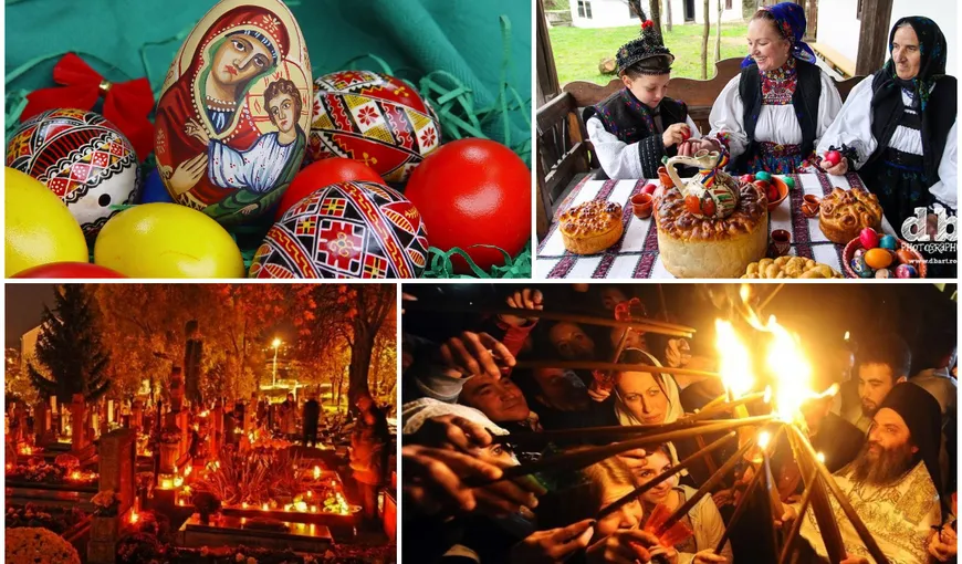 Obiceiuri de Paște în România. Cât se ţine aprinsă lumânarea cu care am luat lumină în noaptea de Înviere
