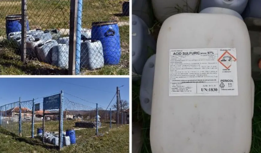 Situaţie scandaloasă în Bihor! Sute de litri de acid sulfuric, turnaţi în puţul de apă potabilă al unui sat. Garda de Mediu: „E de puritate mare, periculoasă”