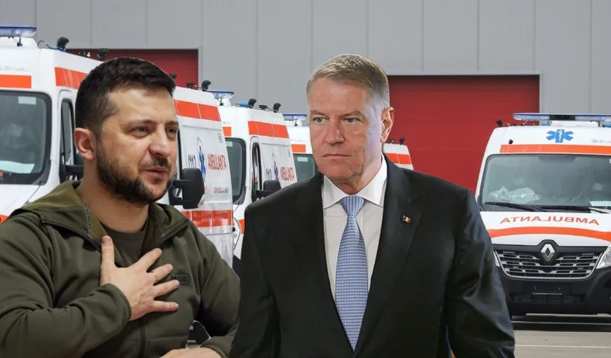 România a donat Ucrainei 11 ambulanţe în plin război. La ce vor fi folosite autospecialele