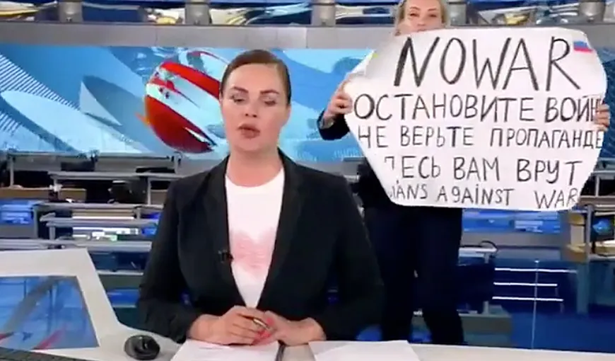 Marina Ovsiannikova, jurnalista care a protestat împotriva războiului în direct la televiziunea rusă, a fost angajată de o televiziune germană