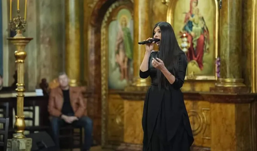 Paula Seling, concert emoţionant în biserică, în Săptămâna Mare: „Ce s-ar face inima fără iubire…”