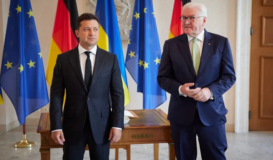 Bild: Zelenski a refuzat să se întâlnească cu preşedintele Germaniei, din cauza legăturilor acestuia cu Rusia