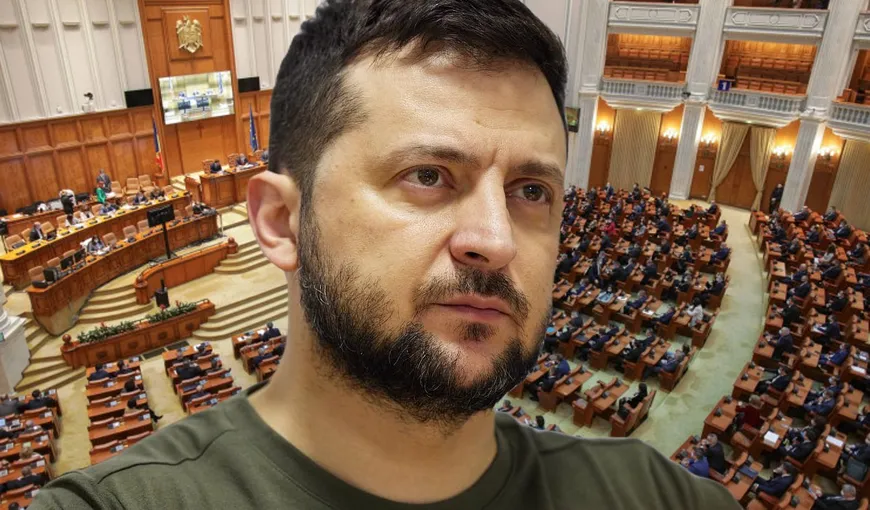 Volodimir Zelenski s-a adresat Parlamentului României: „Rusia nici nu se mai ascunde, vorbeşte deschis despre masacru şi despre ştergerea poporului ucrainean”