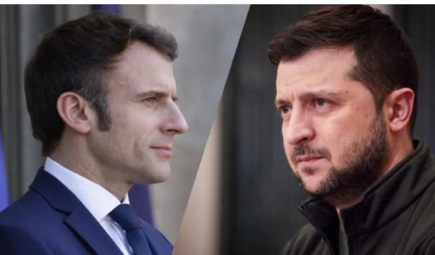 Zelenski l-a pus pe Macron să aleagă: „Ori bani şi afacerile cu Rusia, ori lupta pentru libertate”