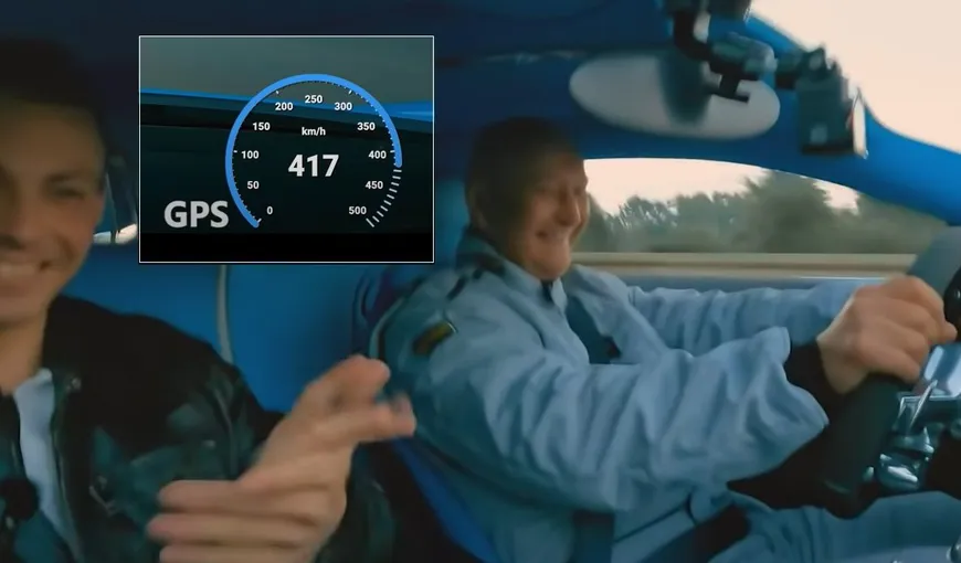 Ce a păţit miliardarul care s-a filmat conducând cu 417 km/h pe autostradă. Conducea un Bugatti Chiron VIDEO