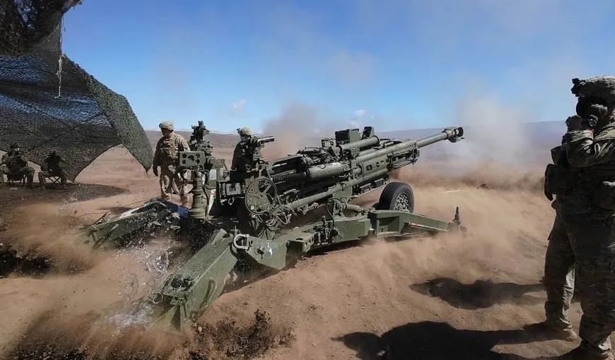 SUA antrenează soldaţii ucraineni în Europa. Americanii îi învaţă să folosească tunurile Howitzer şi să manevreze avioanele fără pilot
