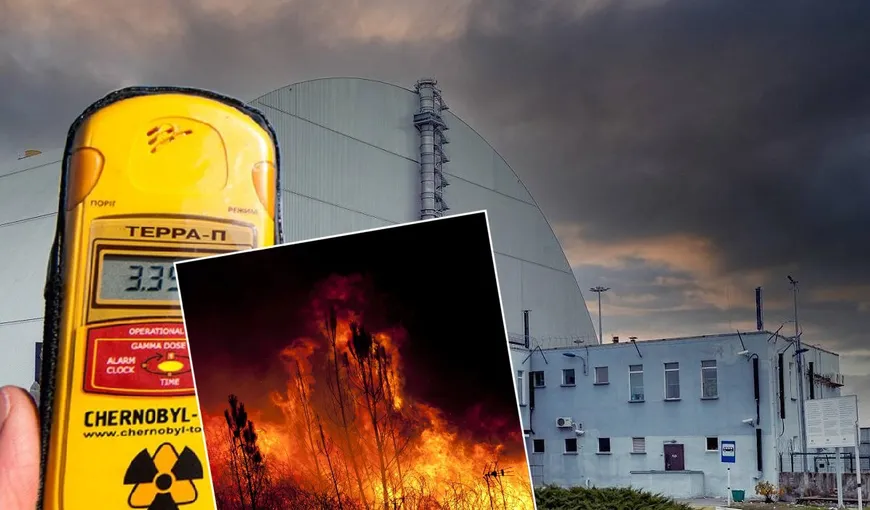 Norul de fum cu particule radioactive de la Cernobîl se deplasează spre Marea Neagră