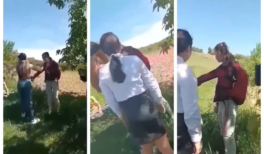 Elevă de gimnaziu bătută crunt de o colegă de şcoală. Scena violentă i-a amuzat pe prietenii agresoarei. Poliţia face anchetă