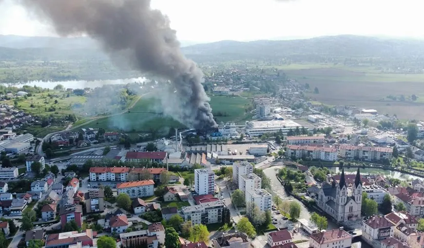 Explozie la o fabrică din Slovenia. Sunt zeci de răniţi şi muncitori dispăruţi. Imagini terifiante VIDEO