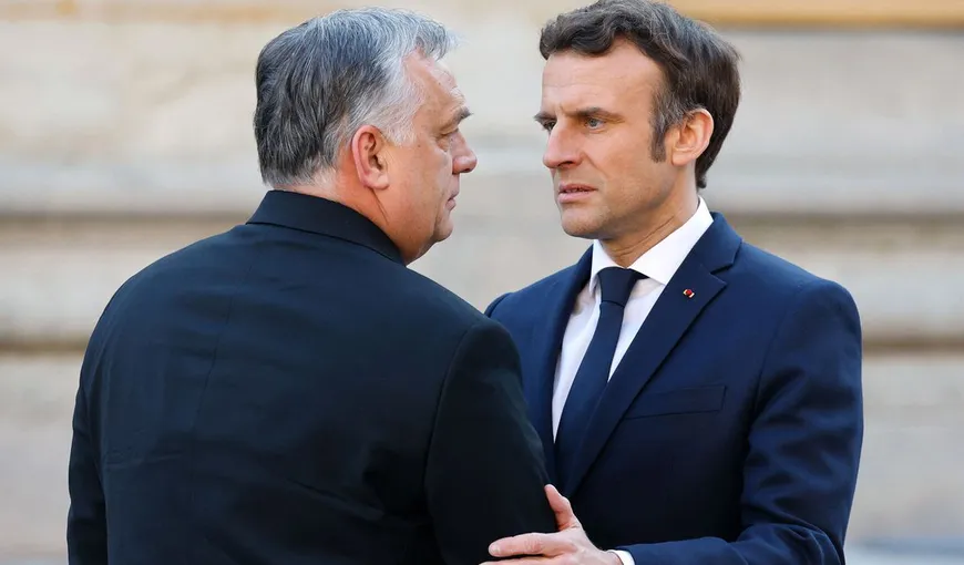 Macron l-a sunat şi pe Viktor Orban. Se înteţesc presiunile la adresa Ungariei, de a accepta embargoul impus Rusiei