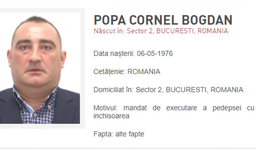 Bogdan Popa, fost director în Primăria Capitalei, condamnat alături de Sorin Oprescu, dat în urmărire generală