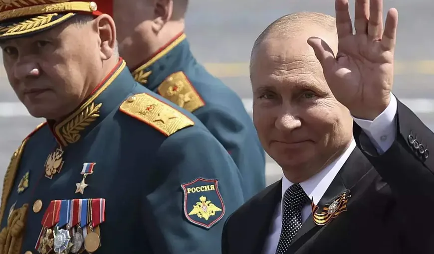 Trolling în ziua paradei de 9 mai, chiar în timpul discursului lui Putin. Ce mesaj anti-război au strecurat hackerii pe cele mai importante canale TV ruseşti FOTO