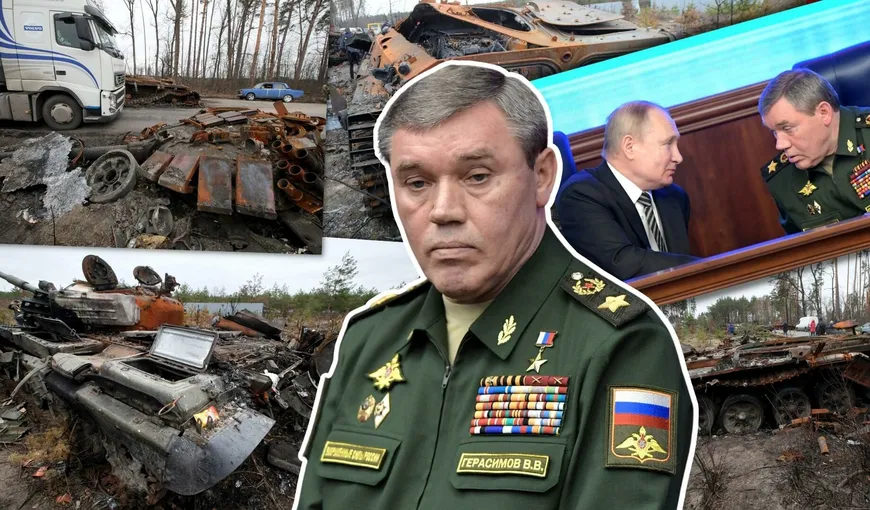 Șeful Statului Major al Armatei ruse, Valeri Gherasimov, rănit pe frontul din Ucraina