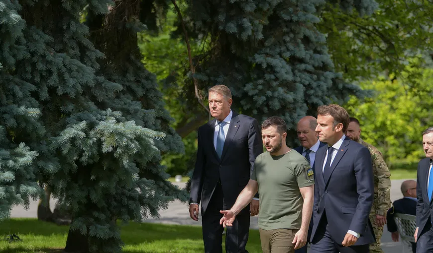 Volodimir Zelenski a făcut anunţul după întâlnirea cu Iohannis: „Rusia nu vrea pace, vrea doar război”