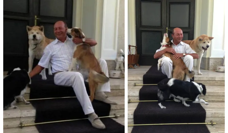 Traian Băsescu şi-a pierdut cel mai bun prieten, căţelul Corcodel: „Eu de-asta sunt supărat, nu de mutat”