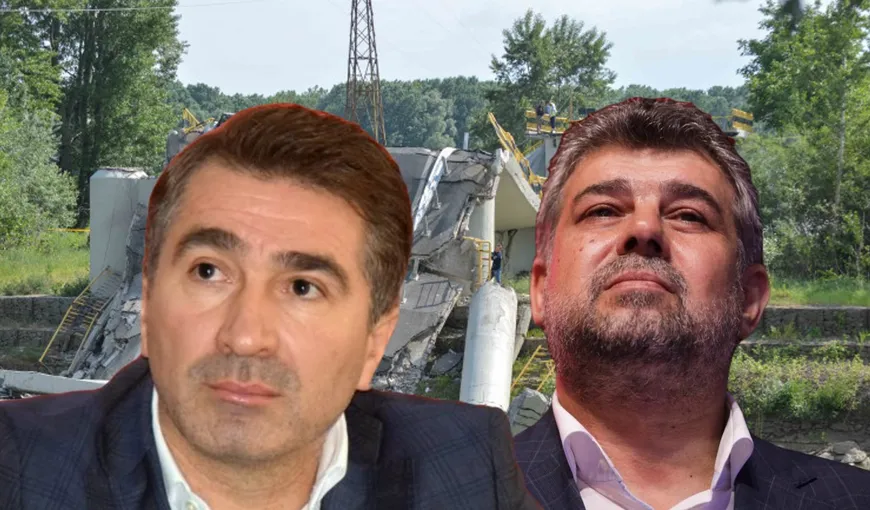 Marcel Ciolacu cere suspendarea lui Ionel Arsene după prăbuşirea podului de Luţca. „Dacă există un om vinovat, să meargă la puşcărie!”