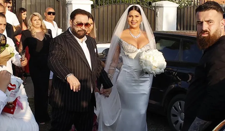 Noi dezvăluiri despre nunta lui Florin Salam. Cum a salvat Roxana situația, după ce preotul a refuzat să îi cunune