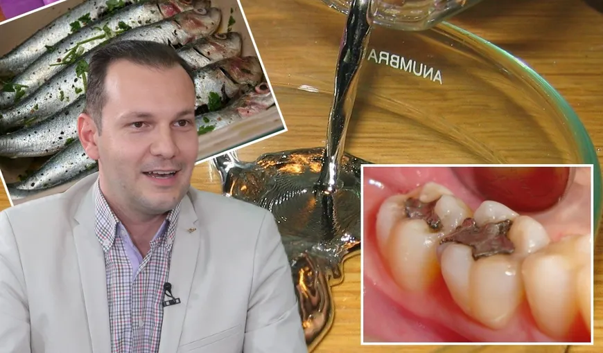 Cât de periculoasă este intoxicaţia cu mercur. Avertismentul medicului toxicolog Radu Ţincu: „Îl găsim în vechile plombe de amalgam, în peşte şi în fructele de mare. Nivelul de toxicitate este uriaş”