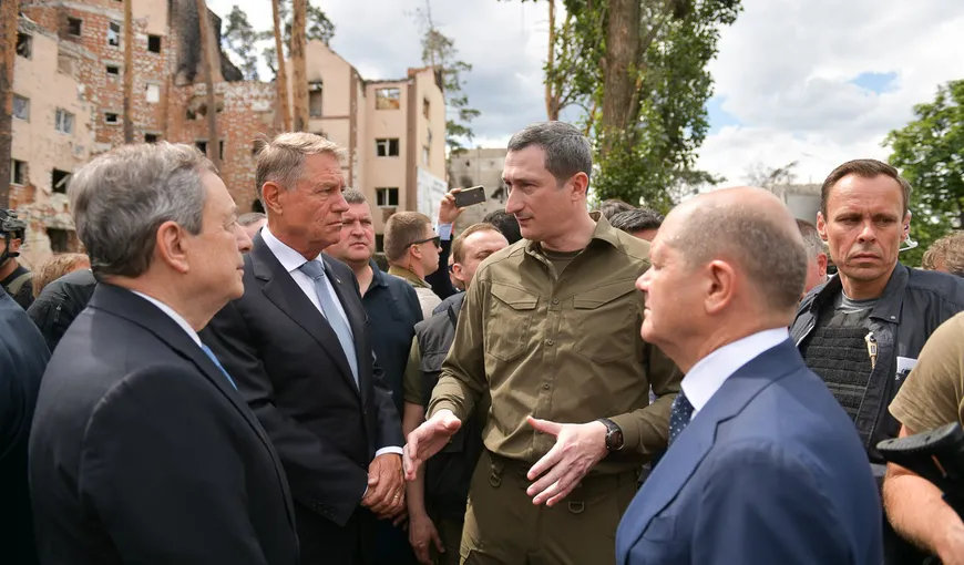 Motivul prezenţei lui Klaus Iohannis la Kiev, alături de liderii Franţei, Germaniei şi Italiei. Cu ce scop l-a invitat Macron să meargă în Ucraina