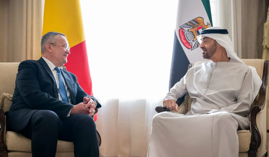 România şi Emiratele Arabe Unite, acord în domeniul militar după întâlnirea dintre Nicolae Ciucă şi Şeic
