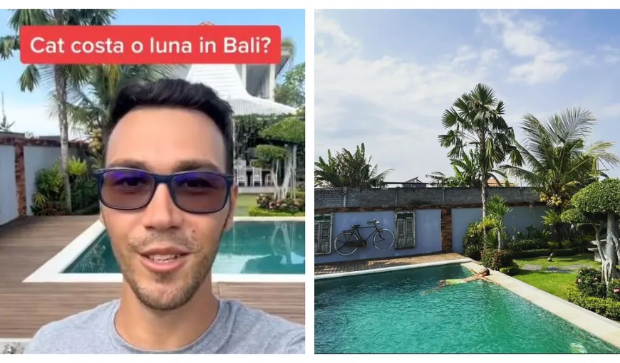 Un român mutat în Bali plăteşte chirie pentru o casă cu piscină mai puţin decât pentru un apartament în Drumul Taberei