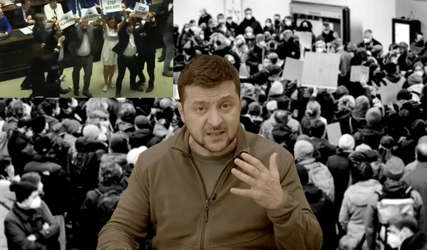 Tensiuni în Parlamentul Italiei. Opoziția: „NU mai trimiteți arme lui Zelenski!” (VIDEO)