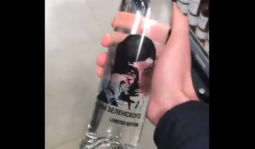 Rușii se amuză copios pe seama lui Volodimir Zelenski. Au scos o băutură cu fața și numele președintelui ucrainean (VIDEO)