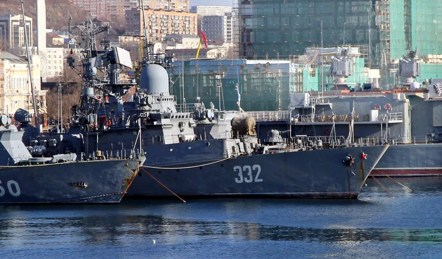 Rusia şi-a scos navele antisubmarin în Pacific pentru exerciţii de intimidare