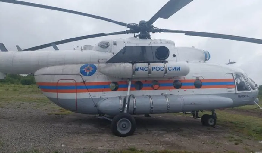 Accident aviatic în Rusia, un elicopter pilotat de un campion mondial s-a prăbuşit. Trei persoane au murit pe loc