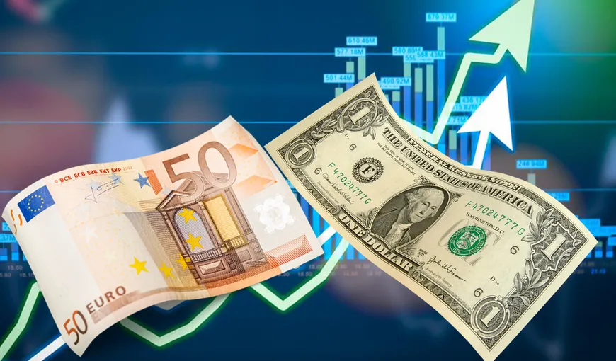 Euro, mai slab ca dolarul pentru prima oară după aproape două decenii