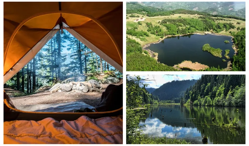 Cele mai pitoreşti locuri de camping din România. Unde îţi poţi lăsa cortul pentru a te bucura de privelişti impresionante