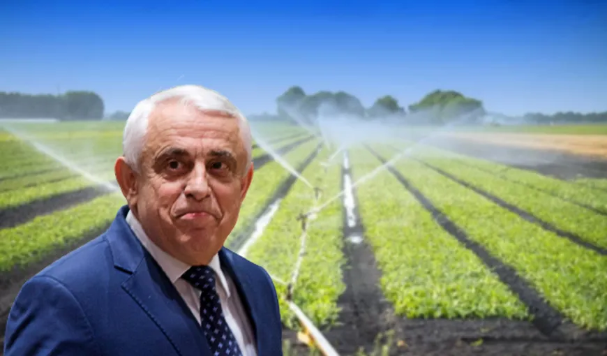 Petre Daea sfidează USR: „Toată România va avea sisteme de irigații până în 2027″. Proiect major la Ministerul Agriculturii